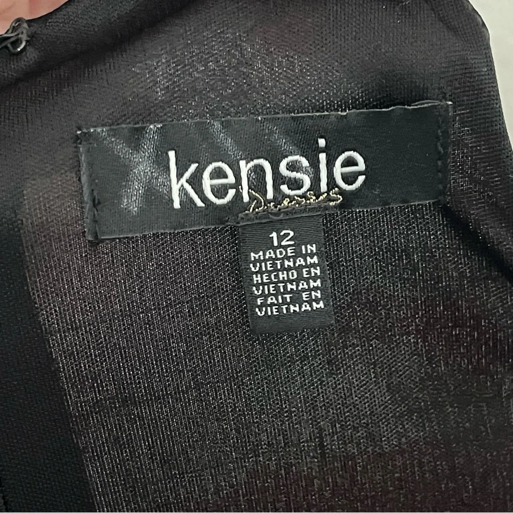 Kensie Mixed-Print High-Low Dress Size 12 - Picture 10 of 10